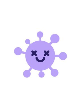 Mutlu çapraz virüsün radyoaktif parlayan animasyonu