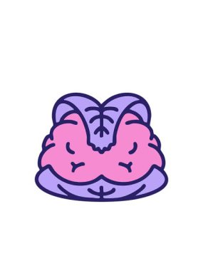 Yaprak ambalajlı Japon geleneksel mochi 'sinin yanıp sönen radyal çizgileri.