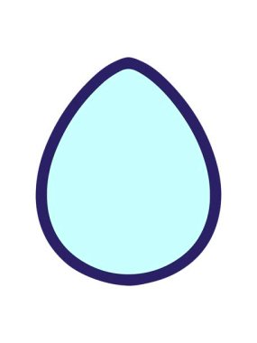 basit paskalya yumurtası dekoratif elementinin animasyonunu bob ve duraklat