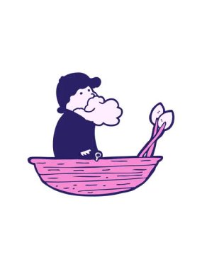 Çizgi film balıkçısının canlandırma efektini piksel haline getir