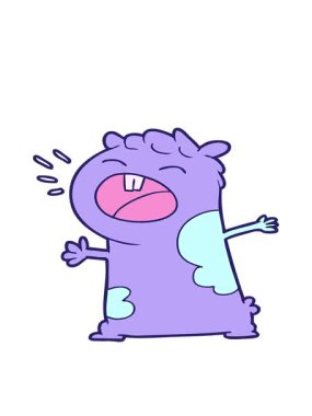 Gerbil illüstrasyonunun hareketli animasyonu