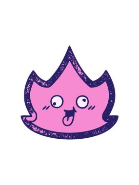 Yangının eski grunge dokusunun hareketli animasyonu