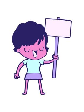 Çizgi filmdeki kadının konuşmalarını durdurup duraklat