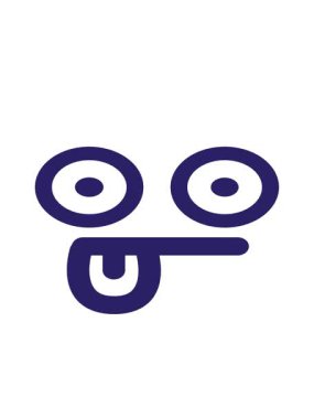 bakınan yüz simgesinin hareketli animasyonu