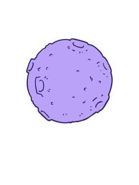 Karikatür Ay çiziminin yükselişi ve yüzüşü