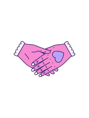 Bir çift elin dikkat çekici animasyonu.