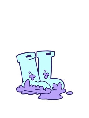 Çizgi film karalama Wellingtons animasyonunu genişletiyor