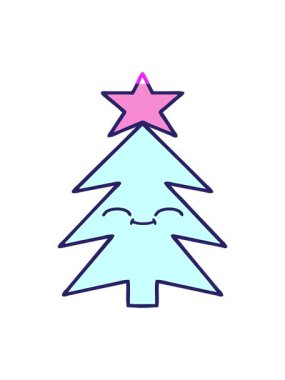 Noel ağacı çizgi filminin animasyonunu canlandırın.