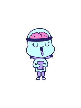 Mutlu robot çizgi filminin bölünme etkisi