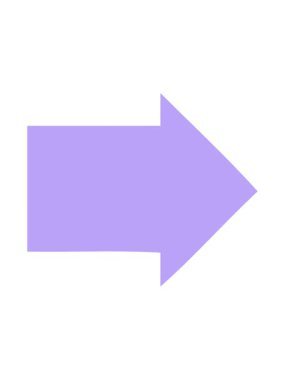 Bir ok sembolünün düz sembolünün ışık efekti animasyonu