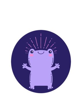 Dövme stili mutlu kurbağanın animasyonunu genişletiyor