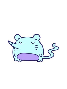 fare çizgi filminin hareketli animasyonu