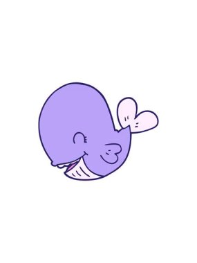 Bir balinanın gösterişli satış animasyonu