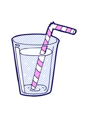 Çizgi film karalamalarının neon ışık efektleri