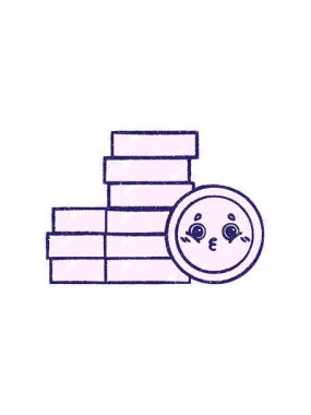 Para Tebeşiri Çiziminin dönen hareket animasyonu