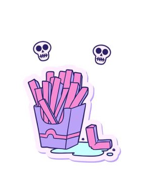 Bir çizgi film kızartıcısının kafatası hareketlendirmesi.