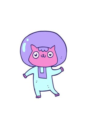 Çizgi film uzay çağı kedisinin animasyonunu genişletiyor