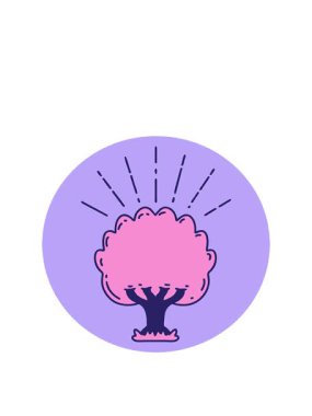 Dövme stili bir ağacın karalamalarının animasyonunu genişletiyor