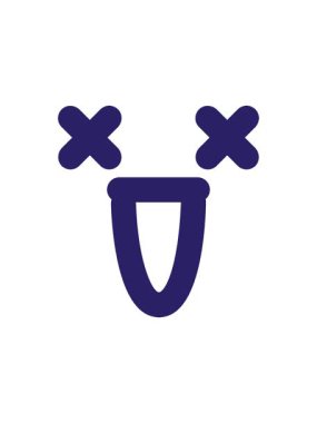 Süper mutlu ölü yüz simgesini salla ve duraklat