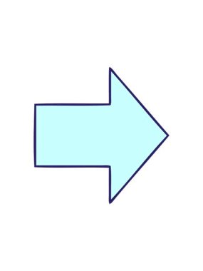 Bir okun çizgi filminin hareketli animasyonu