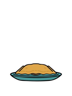 Büyük Brezilya kızarmış pastel tatlısının animasyonunu genişletiyorum.