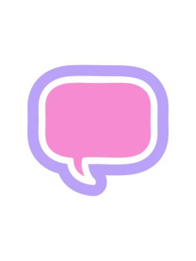 Konuşma balonu simgesi simgesinin hareketli canlandırması