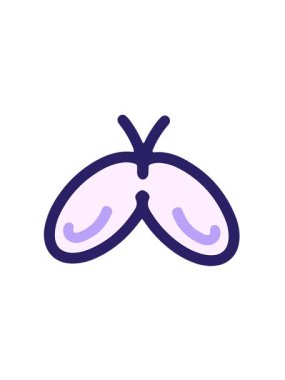 Bir kelebeğin basit cesur tasarımının titreşimli hareketi