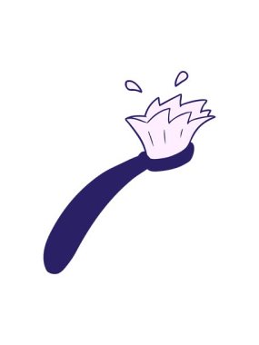 Dikkat çekici çizgi film diş fırçası animasyonu