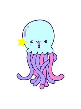 Parıldayan yıldızlar sevimli denizanalarının animasyonunu etkiler.