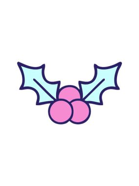 Noel 'in sevimli çizgi filminin dönen hareketli animasyonu.