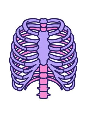 Göğüs kafesinin ikonik dövme şeklindeki görüntüsünü salla ve durdur