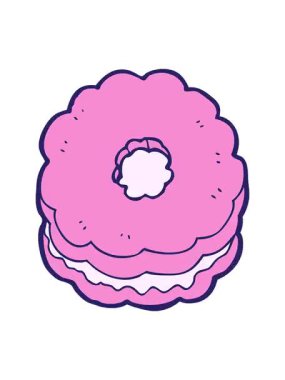 Karikatür bisküvisinin titreyen hareketi