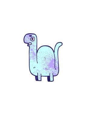 Tarih öncesi dinozorların karikatür satış animasyonu