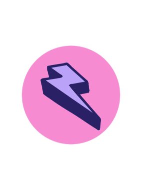 Aydınlatma cıvatasının dövme stili canlandırmasının bölünme etkisi