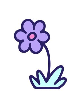 Basit bir çiçeğin titreşimli hareketi