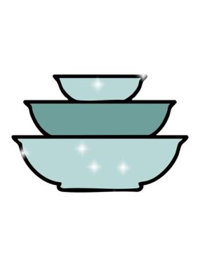 Seramik yemek kaseleri dizaynının ışıltı etkisi