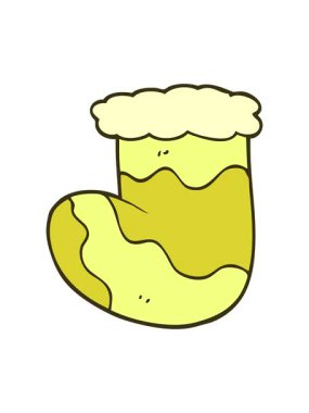 Yılbaşı çorap çiziminin renk animasyonu değişiyor