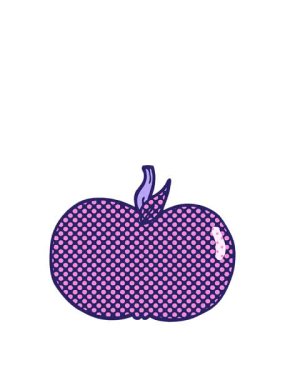 Karikatür gibi sulu elmanın animasyonunu büyütüyorum.