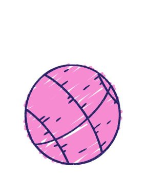 Basketbol topu çiziminin animasyonunu genişletiyor