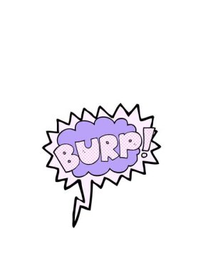 Konuşma baloncuğu geğirme metninin zıplama hareketi animasyonu