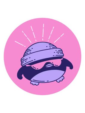 Dövme stili bir Robin 'in titreyen hareketli animasyonu