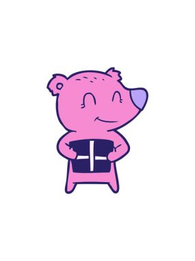 Ayı karakterinin güncel satış animasyonu