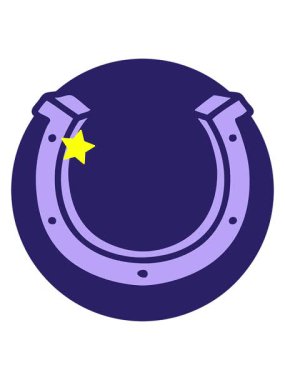 Parlayan yıldızlar, şanslı at nalı dizaynının animasyonunu etkiler.