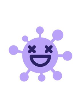 Sırıtan ölü virüsün animasyonuna dikkat çekmek