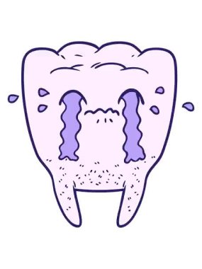 Titreyen hareketli çizgi film dişi ağlaması.