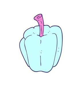 biberin düz renk çiziminin yükselişi ve yüzdürülüşü