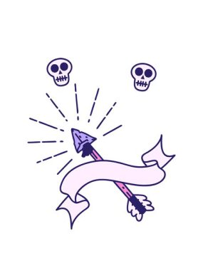 dönen kafatasları çakmaktaşı ucu okunun animasyonu