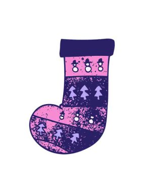 noel çorabının pixelize etkisi canlandırması