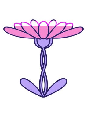 Çiçek çizgi filminin animasyonunu canlandırın.