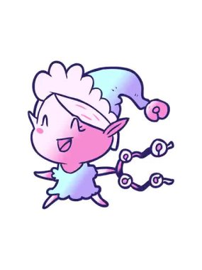 Karikatür Noel Elf 'inin titreyen animasyonu